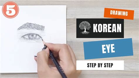 How To Draw Korean Eyes Easy Drawing Tutorial Challenge 5 Youtube