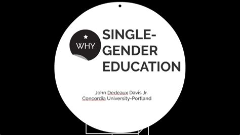 single gender education by john davis on prezi