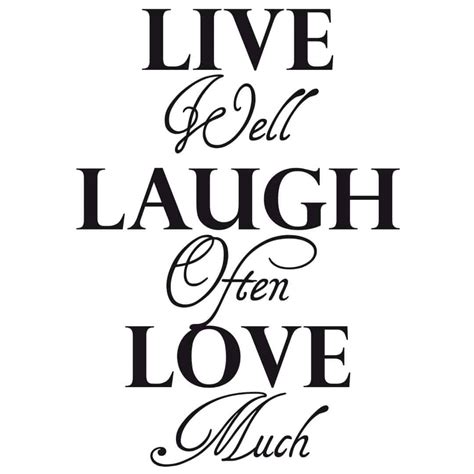 Live Laugh Love Wall Sticker Wall