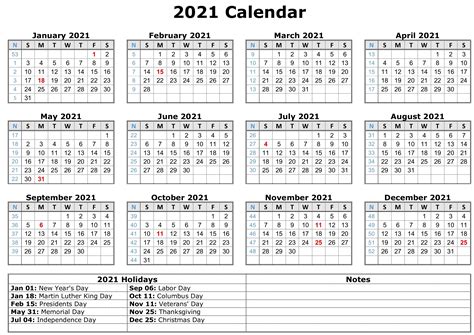 12 Month Calendar 2021 Printable Template Calendar Design