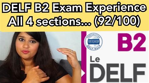 Delf B2 Examen My Real Exam Experience Score 92100 Youtube