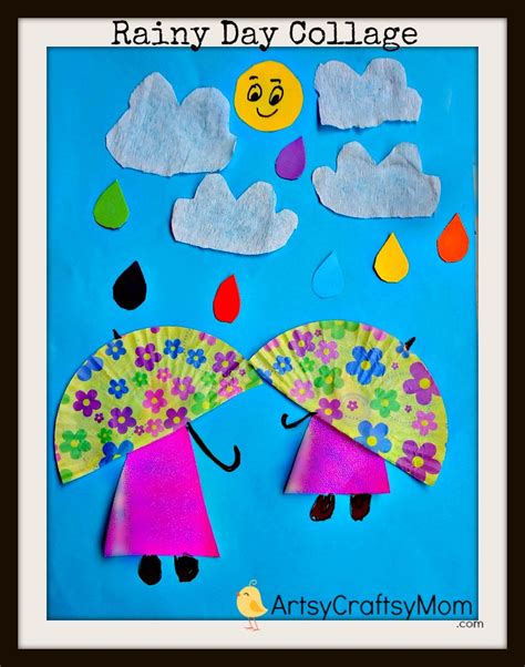Rainy Day Collage Artsy Craftsy Mom