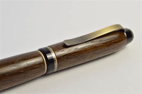 Bog Oak Dark Wood Pen Handcrafted Unique Ancient Historic Fens Wooden