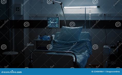 Empty Hospital Ward With Modern Medical Equipment Stock Image Image