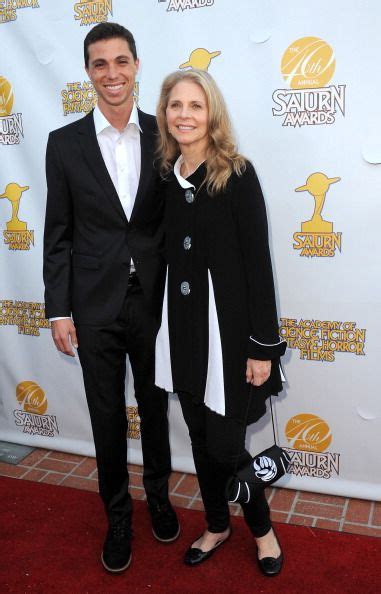 Lindsay Wagner With Son Arrive For The 40th Annual Saturn Awards Held