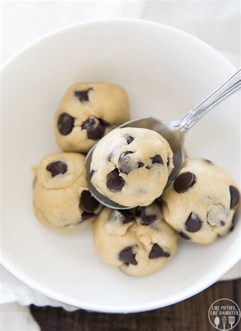 Eggless Cookie Dough For One Like Mother Like Daughter