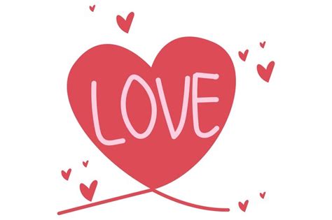 Premium Vector Love Hand Drawn Valentine Day Sticker