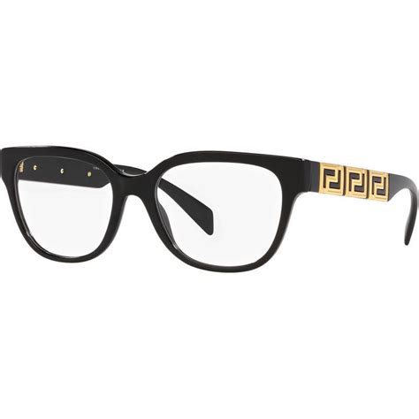 versace prescription glasses ve3338 black clear glasses
