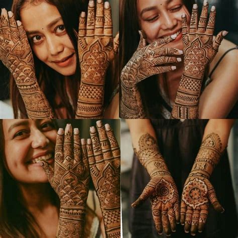 Pin By Fatima Munawar On Neha Kakkar New Bridal Mehndi Designs