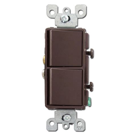 Brown Double Decora Switch Kyle Switch Plates