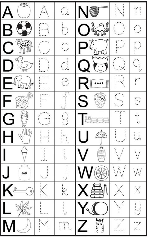 lkg alphabet worksheets alphabet writing practice alphabet