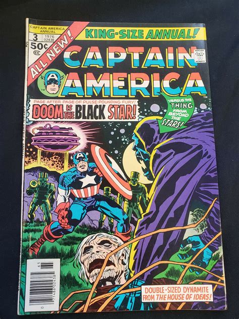 Captain America Annual Nm Issue 3 Doom IS The Black Star 1976