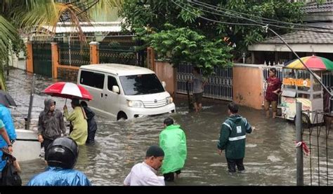 This Is The Location Of Areas In Jakarta That Were Flooded On Monday