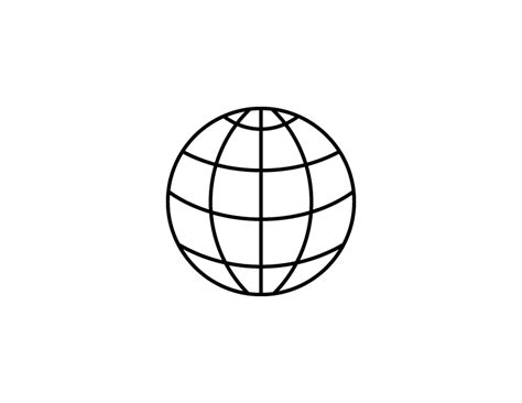 Globe Grid Icon Transparent Png Svg Vector File Images