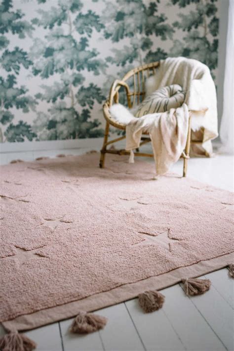 Washable Rug Hippy Stars Vintage Nude By Lorena Canals