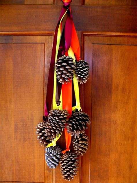 Simple And Sweet Pine Cones Fall Decor Macrame Plant Hanger