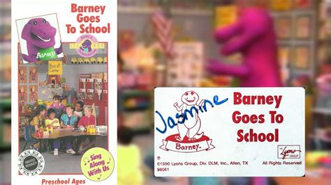 Here is a custom lyrick studios 2000 vhs of rock with barney. Madamwar: Barney Goes To School Vhs 1990