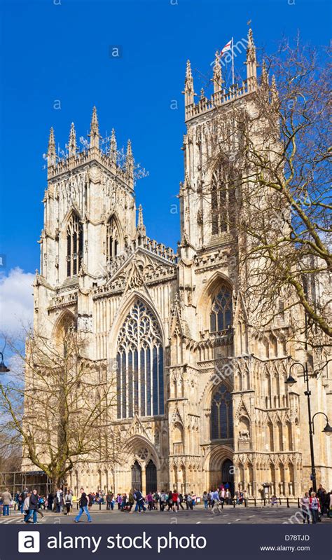 York Minster Gothic Cathedral City Of York Yorkshire