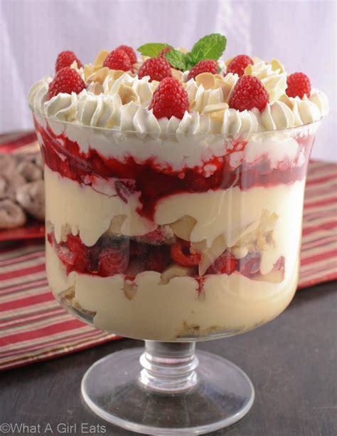 Trifle Is A Classic English Dessert With Layers Of Pound Cake Custard