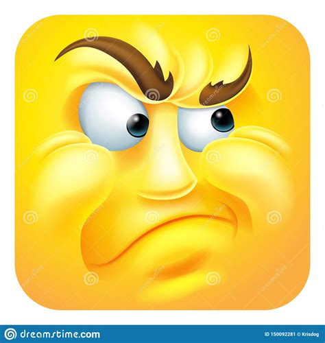 Annoyed Emoji Icon From Emoji Collection Cartoon Vector