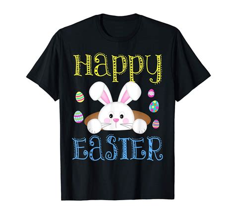 Girls Boys Kids Easter Bunny Happy Easter Egg Hunt T Shirt