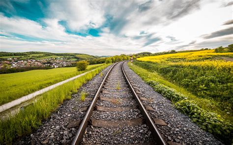 Tons of awesome 4k pc wallpapers to download for free. Railway Road 4K 5K Wallpaper | HD Wallpaper Background