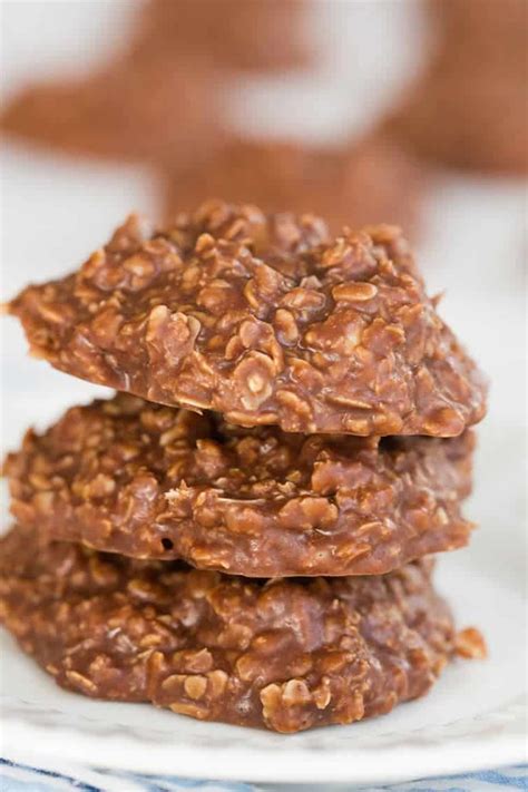 They don't take super long at all to make either. No Bake Cookies Recipe