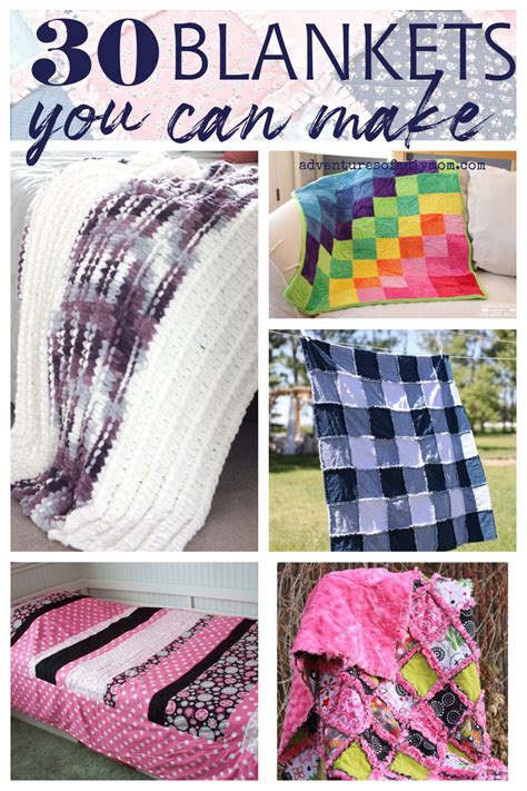 How To Make A Blanket 30 Easy Diy Blankets Adventures Of A Diy Mom