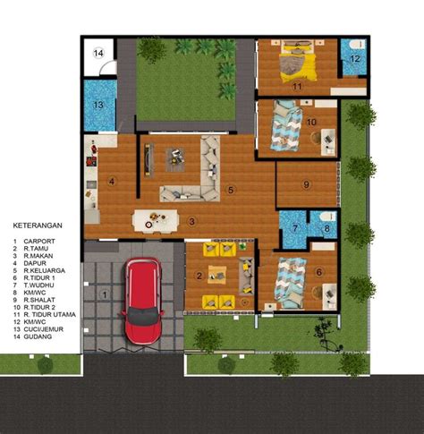 Tren gaya 33+ desain ruang tv minimalis. Desain Terbaru Denah Rumah Minimalis Sederhana Untuk Kamar ...