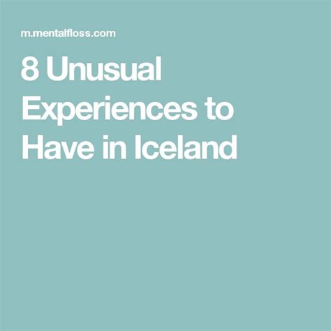 Mental Floss Iceland Brain Teasers Fun Facts