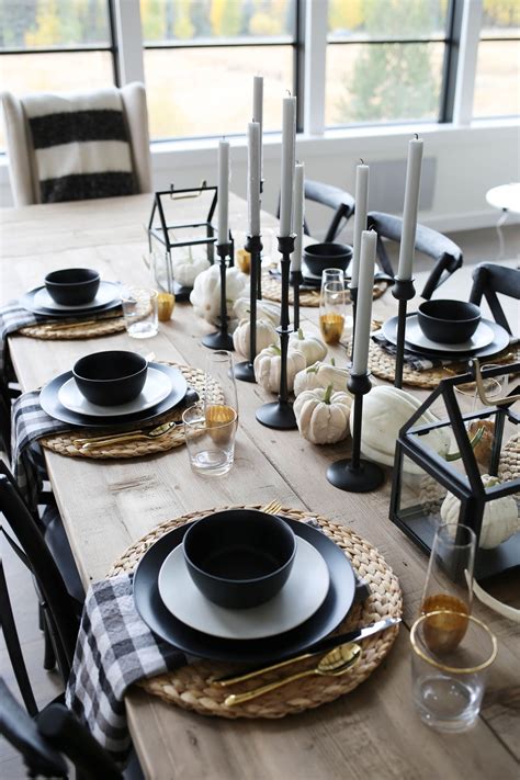 Modern Farmhouse Fall Tablescape Formal Dining Room, Dining Room Decor
