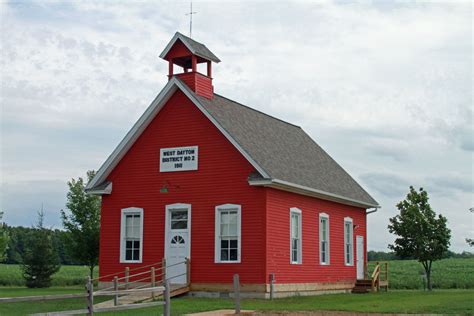 Red School House Old School House Red Houses