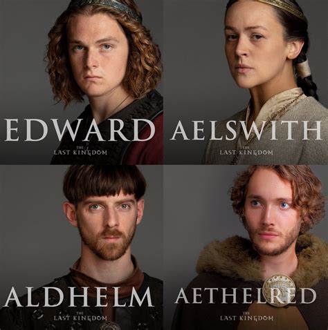Official Cast Portraits For The Last Kingdom Season 4 Timothy Innes As Edward Eliza