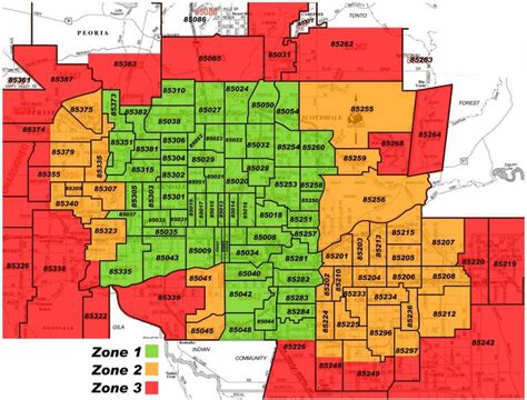 And how do they work? Maricopa County Zip Code Map | Area Rate Map | Zip code ...