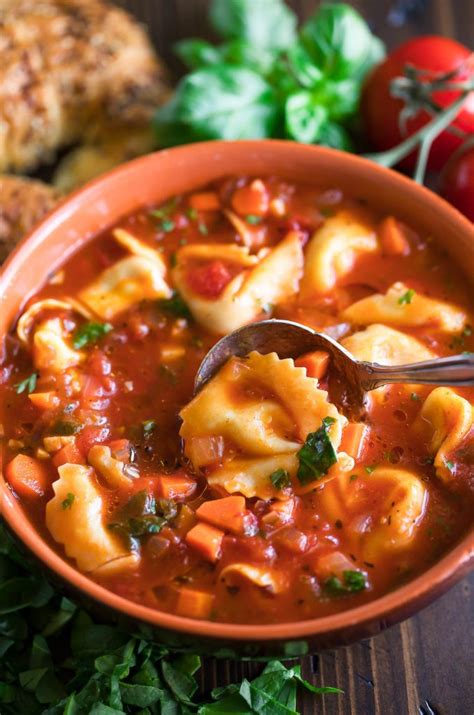 Vegetable Tortellini Soup Recipe Easy To Make And Healthy To Eat