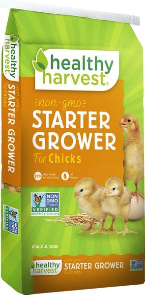 Healthy Harvest Non Gmo 20 Protein Chick Starter Grower Crumbles