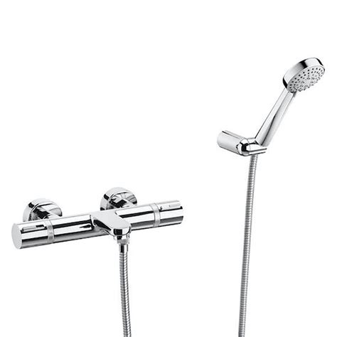 Roca T 1000 Wall Mounted Thermostatic Bath Shower Mixer Kit