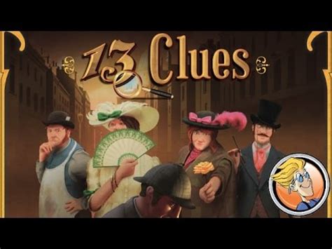 Each investigator will be assigned their own mystery to solve, and must use their instincts to identify which of the 13 clues match their case—before the others do! 13 Clues — game overview at SPIEL 2016 by dV Giochi - YouTube