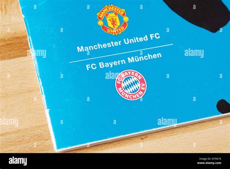 UEFA Champions League Final 1999. Programme Stock Photo - Alamy
