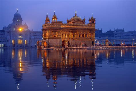 The Golden Temple Amritsar Punjab India Golden Temple Tourist