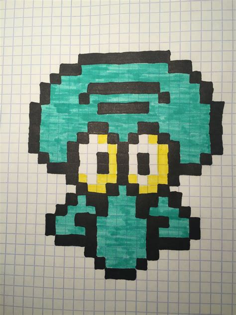 Squid Pixel Art