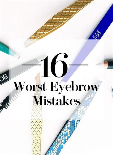 Want To Achieve The Perfect Brows Avoid These Common Eyebrow Shaping