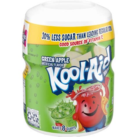 Kool Aid Green Apple Powdered Drink Mix 195 Oz Kroger