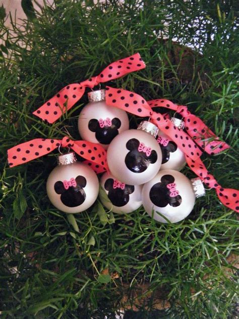 Minnie Mouse Party Favor Ornaments Twelve Personalized Disney