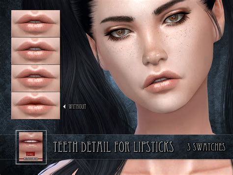 The Sims Resource Teeth For Lipsticks