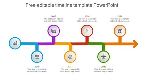Editable Timeline Template Powerpoint Master Template Gambaran