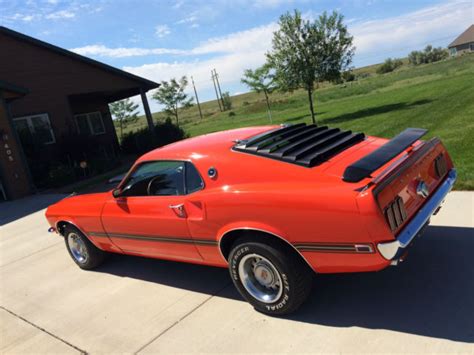Brilliant calypso coral 1970 ford mustang fastback with black boss 302 stripes and black interior. Seller of Classic Cars - 1969 Ford Mustang (Calypso Coral ...