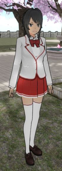 Yandere Simulator White Blazer Custom Skin By The Shye On Deviantart