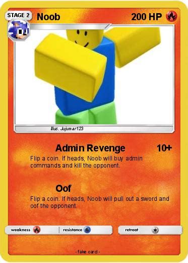 Pokémon Noob 1417 1417 Admin Revenge My Pokemon Card