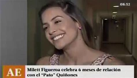 Milett Figueroa Celebró Así Los 6 Meses De Relación Con Pato Quiñones Video Espectaculos